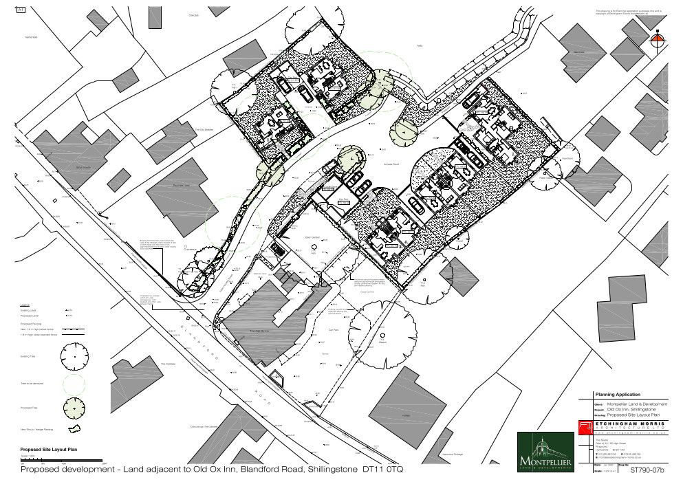 Shillingstone site plan